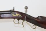 NEW YORK Style Half Stock PERCUSSION Long Rifle - 12 of 14
