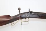 NEW YORK Style Half Stock PERCUSSION Long Rifle - 1 of 14
