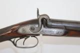 ENGRAVED Antique Belgian SxS Shotgun by “SCHEPERS” - 1 of 25