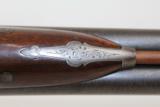 ENGRAVED Antique Belgian SxS Shotgun by “SCHEPERS” - 13 of 25