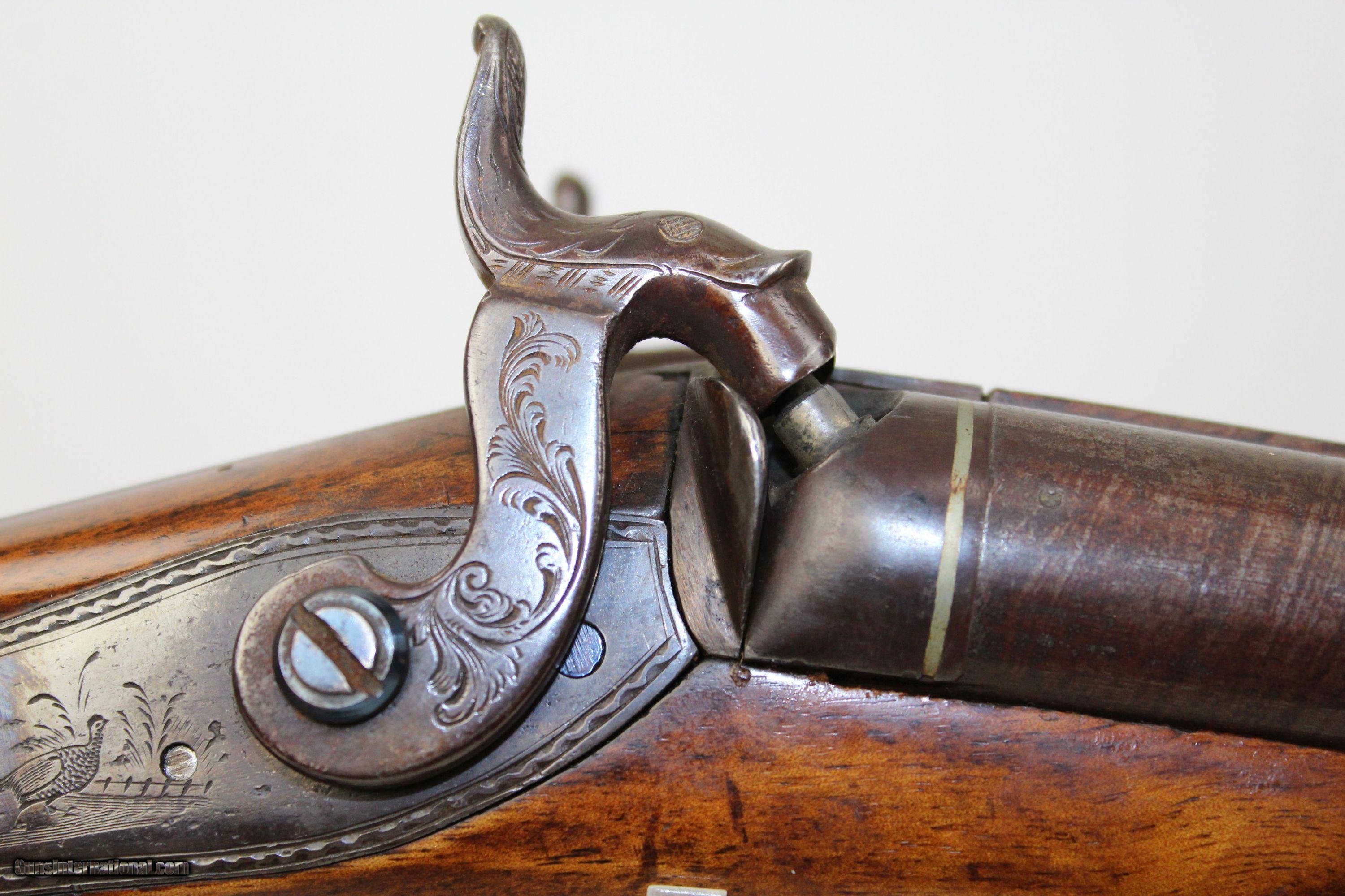 Antique HOLLIS & SHEATH Double Barrel Shotgun