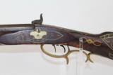 Rare JOSEPH CARPER Inlaid Southern Rifle c. 1850s - 14 of 16