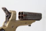 UNIQUE Antique SHARPS 4-Barrel PEPPERBOX Pistol - 8 of 12