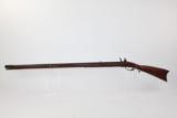 M.M. MASLIN Marked FLINTLOCK Long Rifle Circa 1825 - 8 of 12