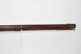M.M. MASLIN Marked FLINTLOCK Long Rifle Circa 1825 - 6 of 12