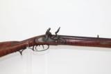 M.M. MASLIN Marked FLINTLOCK Long Rifle Circa 1825 - 1 of 12