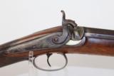 Antique CLARK Back Action Hammer Shotgun c.1860s - 4 of 17