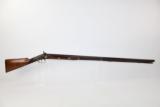 Antique CLARK Back Action Hammer Shotgun c.1860s - 2 of 17