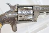 ENGRAVED Antique HOPKINS & ALLEN XL No. 4 Revolver - 8 of 10