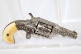 ENGRAVED Antique HOPKINS & ALLEN XL No. 4 Revolver - 7 of 10