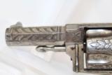 ENGRAVED Antique HOPKINS & ALLEN XL No. 4 Revolver - 4 of 10