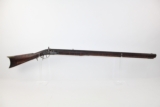 ANTIQUE Full Stock Percussion LONG RIFLE - 2 of 13