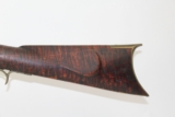 ANTIQUE Full Stock Percussion LONG RIFLE - 10 of 13