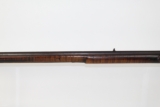 Maker Marked ANTIQUE Percussion AMERICAN LONG RIFLE - 12 of 13