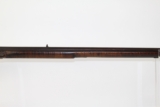Maker Marked ANTIQUE Percussion AMERICAN LONG RIFLE - 6 of 13