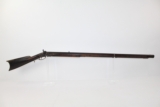 Maker Marked ANTIQUE Percussion AMERICAN LONG RIFLE - 3 of 13