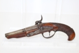 FRENCH Antique DERINGER-Style Percussion Pistol - 7 of 10