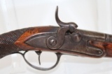 FRENCH Antique DERINGER-Style Percussion Pistol - 3 of 10