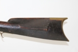 Maker Marked ANTIQUE Percussion AMERICAN LONG RIFLE - 10 of 13