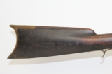 Maker Marked ANTIQUE Percussion AMERICAN LONG RIFLE - 4 of 13