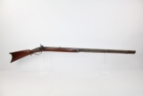 Antique HALF-STOCK Percussion Long Rifle in .40 - 2 of 14
