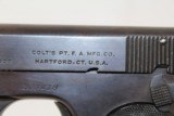 ROARING 20s Colt 1903 Hammerless Pistol MADE 1919 - 14 of 21