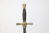 Antique FRATERNAL Ceremonial SWORD Marked “KKK” - 1 of 20
