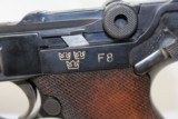 SWEDISH AIRFORCE Marked 1923 Luger Pistol - 6 of 16