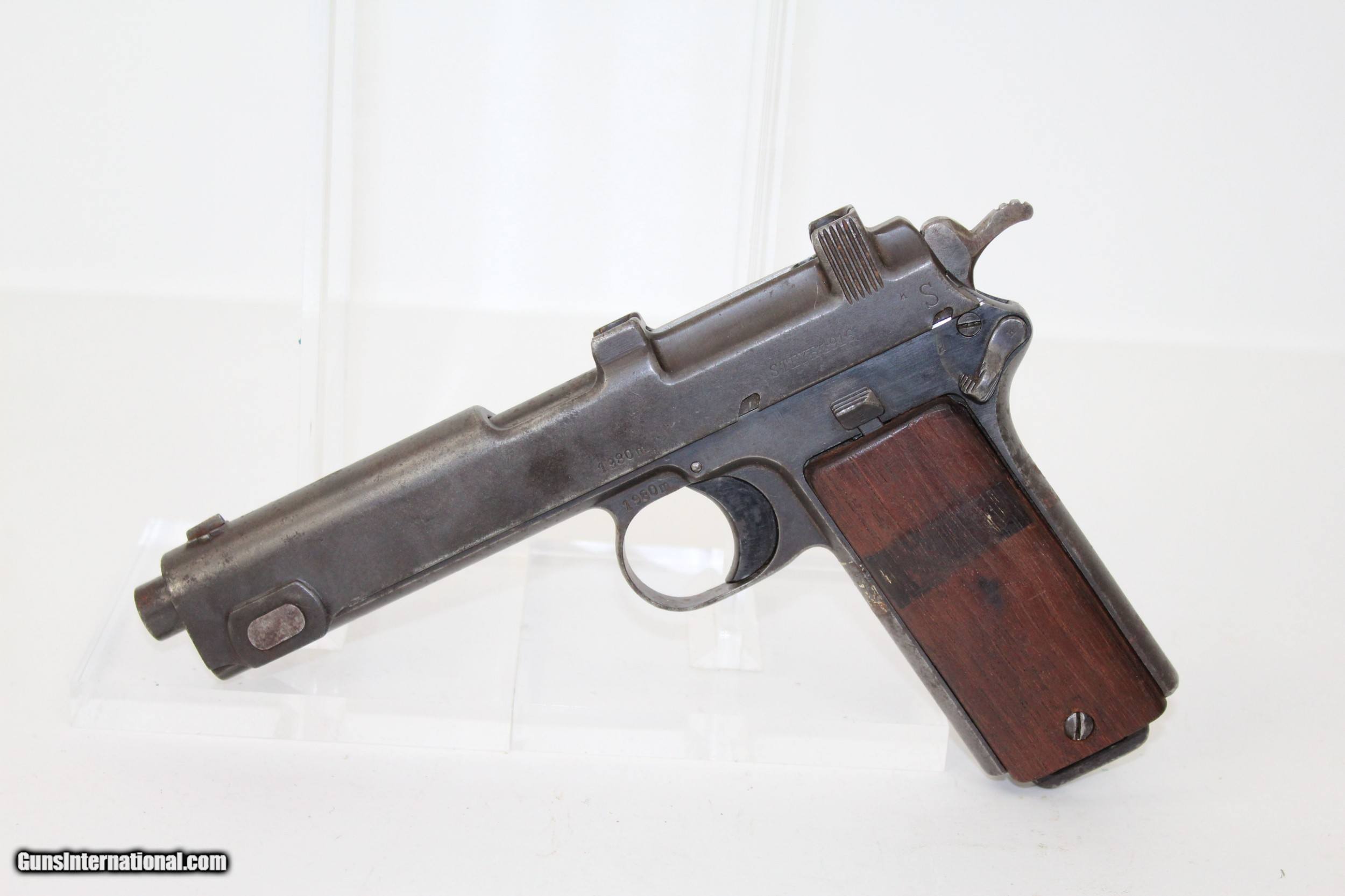 Wwi Austro Hungarian Steyr Hahn Model 1912 Pistol 0938