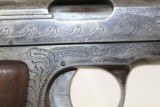 ENGRAVED 1920s Spanish GARATE ANITUA Pistol - 8 of 11