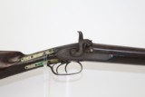 ANTIQUE Engraved “MORTIMER” Double Barrel Shotgun - 1 of 18