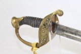 CIVIL WAR Antique 1850 Staff & Field Officer Sword - 4 of 20