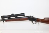 .22 HORNET Winchester 1885 Low Wall Rifle - 1 of 20