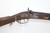PHILADELPHIA Made Antique HALF STOCK Perc. Rifle - 1 of 12