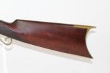 NEW YORK Style Half Stock PERCUSSION Long Rifle - 11 of 14