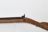 Antique BACK ACTION Long Rifle w STAG Escutcheon - 12 of 14