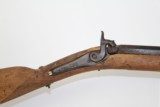 Antique BACK ACTION Long Rifle w STAG Escutcheon - 1 of 14