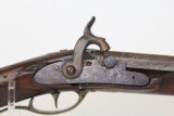 Antique HALF STOCK Percussion Long Rifle - 1 of 19