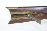 Antique HALF STOCK Percussion Long Rifle - 7 of 19