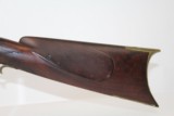 Antique HALF STOCK Percussion Long Rifle - 16 of 19
