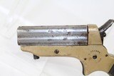 UNIQUE Antique SHARPS 4-Barrel PEPPERBOX Pistol - 4 of 14