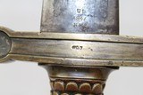 MEXICAN-AMERICAN WAR Antique Ames 1832 Short Sword - 9 of 14