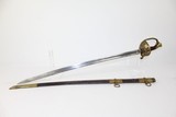 CIVIL WAR Antique 1850 Staff & Field Officer Sword - 2 of 17