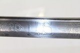 CIVIL WAR Antique 1850 Staff & Field Officer Sword - 9 of 17