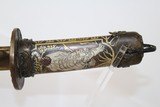 ORNATE Japanese TANTO Knife & Scabbard - 3 of 18