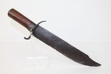 MASSIVE Antique Clip Point BOWIE FIGHTING Knife - 5 of 7