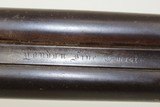 Antique “Isaac Hollis & Sons” Double Barrel Shotgun - 10 of 25