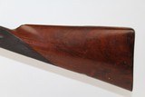 Antique “Isaac Hollis & Sons” Double Barrel Shotgun - 3 of 25