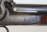 Antique “Isaac Hollis & Sons” Double Barrel Shotgun - 19 of 25