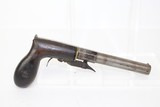 SMALL Antique UNDERHAMMER Percussion Pistol - 5 of 8